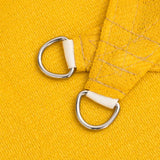 Vela Parasole 160 g/m Triangolare Giallo 6x6x6 m in HDPE