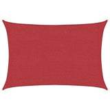 Vela Parasole 160 g/m Rossa 2x2,5 m in HDPE