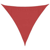 Vela Parasole 160 g/m Rossa 3x3x3 m in HDPE