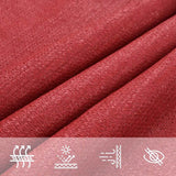 Vela Parasole 160 g/m Rossa 3x3x3 m in HDPE