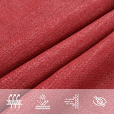 Vela Parasole 160 g/m Rossa 3x4x5 m in HDPE