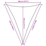 Vela Parasole 160 g/m Rossa 4x5x5 m in HDPE