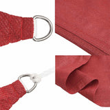 Vela Parasole 160 g/m Rossa 5x5x5 m in HDPE