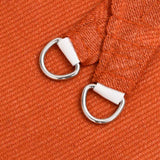 Vela Parasole 160 g/m Triangolare Arancione 3x4x4 m in HDPE