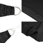 Vela Parasole 160 g/m Nera 3,6x3,6x3,6 m in HDPE
