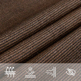 Vela Parasole 160 g/m Marrone 2x4 m in HDPE