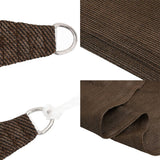 Vela Parasole 160 g/m Marrone 3x4 m in HDPE