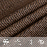 Vela Parasole 160 g/m Marrone 3x4 m in HDPE