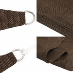 Vela Parasole 160 g/m Marrone 4x5x5 m in HDPE