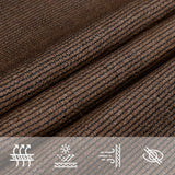 Vela Parasole 160 g/m Marrone 4x5x5 m in HDPE