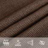 Vela Parasole 160 g/m Marrone 5x7x7 m in HDPE
