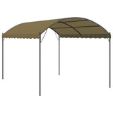 Gazebo 4x3x2,6 m Grigio Talpa 180 g/m