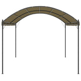 Gazebo 4x3x2,6 m Grigio Talpa 180 g/m