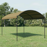 Gazebo 4x3x2,6 m Grigio Talpa 180 g/m