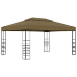 Gazebo 3x4 m Grigio Talpa 180 g/m