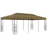 Gazebo da Giardino 6x3x2,7 m Grigio Talpa 180 g/m