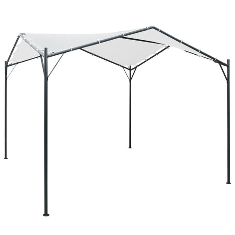 Gazebo da Giardino 3x3x2,6 m Bianco 180 g/m