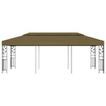 Gazebo 6x3 m Grigio Talpa 180 g/m