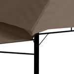 Gazebo Tetto Doppio Estendibile 3x3x2,75m Grigio Talpa 180g/m