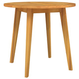 Tavolo da Giardino 85x75 cm in Legno Massello di Acacia