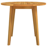 Tavolo da Giardino 85x75 cm in Legno Massello di Acacia
