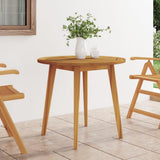 Tavolo da Giardino 85x75 cm in Legno Massello di Acacia
