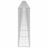 Gabbione con Copertura in Acciaio Zincato 900x30x100 cm