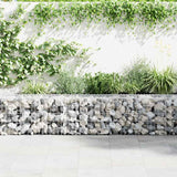 Gabbione con Copertura in Acciaio Zincato 300x30x50 cm