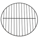 Braciere e Barbecue 2in1 e Attizzatoio 59x59x60 cm Acciaio Inox