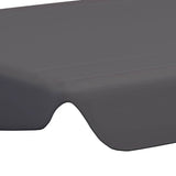 Baldacchino per Dondolo Giardino Antracite 188/168x145/110cm
