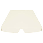 Baldacchino per Dondolo Giardino Crema 150/130x105/70 cm