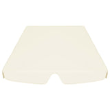 Baldacchino per Dondolo Giardino Crema 150/130x105/70 cm