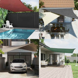 Parasole a Vela Oxford Rettangolare 2x5 m Antracite