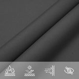 Parasole a Vela Oxford Rettangolare 2x5 m Antracite