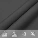Parasole a Vela Oxford Triangolare 4x4x4 m Antracite