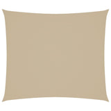 Parasole a Vela Oxford Rettangolare 2x2,5 m Beige