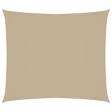 Parasole a Vela Oxford Rettangolare 2,5x3 m Beige