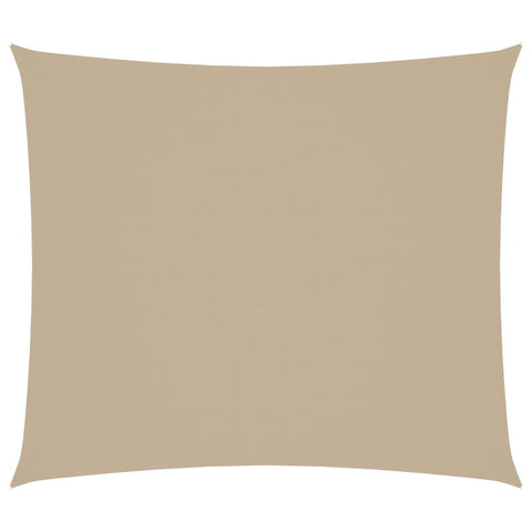 Parasole a Vela Oxford Rettangolare 2,5x3 m Beige