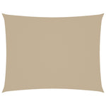 Parasole a Vela Oxford Rettangolare 2,5x4 m Beige