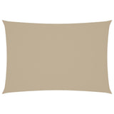 Parasole a Vela Oxford Rettangolare 2,5x4,5 m Beige