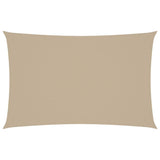 Parasole a Vela Oxford Rettangolare 4x7 m Beige
