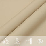 Parasole a Vela Oxford Rettangolare 4x7 m Beige