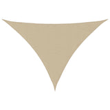 Parasole a Vela Oxford Triangolare 2,5x2,5x3,5 m Beige