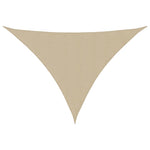 Parasole a Vela Oxford Triangolare 3x4x5 m Beige