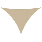 Parasole a Vela Oxford Triangolare 3,5x3,5x4,9 m Beige