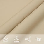 Parasole a Vela Oxford Triangolare 4,5x4,5x4,5 m Beige