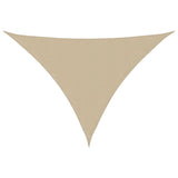 Parasole a Vela Oxford Triangolare 4x5x5 m Beige