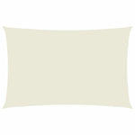 Parasole a Vela Oxford Rettangolare 2x5 m Crema