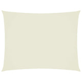 Parasole a Vela Oxford Rettangolare 3x6 m Crema