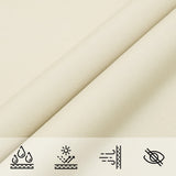 Parasole a Vela Oxford Rettangolare 3x6 m Crema